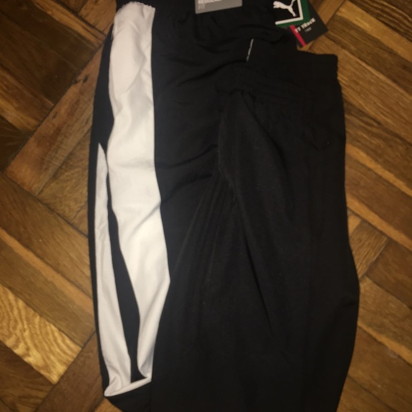 Puma Iconic T7 Men’s Track Pants. Black/White - Picture 3 of 8